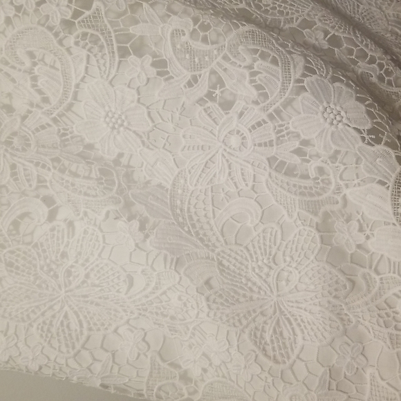 NWT Lilly Pulitzer Strapless Sienna White Lace dress SZ 8 - Picture 3 of 9